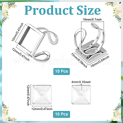 10 шт. 201 нержавеющая сталь для установки колец манжеты&nbsp;STAS-ME0002-80