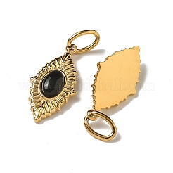 Ионное покрытие (ip) нержавеющей стали 304 с подвесками из натуральных и синтетических драгоценных камней STAS-G351-23G