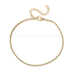 Bracciali a catena in acciaio inossidabile 304&nbsp;BJEW-C134-01E-G