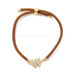 Bracelets réglables en nylon&nbsp;X-BJEW-C096-01G-23