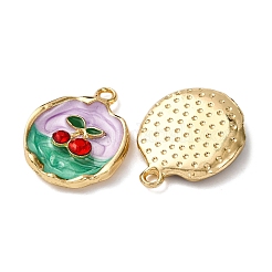 Подвески из эмалевого сплава легкого золота&nbsp;ENAM-B028-33KCG-01
