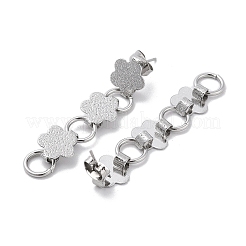 Не тускнеющие серьги-гвоздики из нержавеющей стали 304 для женщин EJEW-Q381-04P