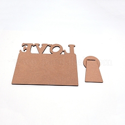 Marco de fotos en blanco de sublimación mdf&nbsp;DJEW-WH0007-37