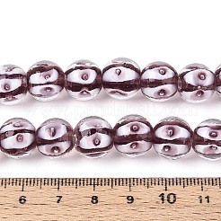 Бусы лэмпворк ручной работы LAMP-N028-20E