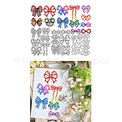 3 шт. 3 стиля бант трафареты для резки из углеродистой стали&nbsp;DIY-WH0309-3472