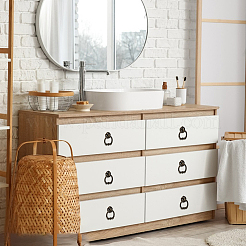 Ручка для ящика из цинкового сплава&nbsp;FIND-WH0817-192AB