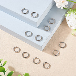 6 пара серег-колец Huggie Hoops из нержавеющей стали 202&nbsp;EJEW-TA0001-57C