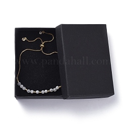 Регулируемые браслеты-слайдеры из натурального радужного лунного камня X-BJEW-JB04929-02