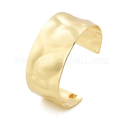 Открытые браслеты-манжеты из кованой латуни&nbsp;BJEW-M060-02G