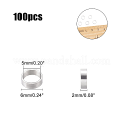 Распорные бусины из нержавеющей стали 304&nbsp;STAS-UN0008-65P