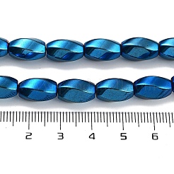 Chapelets de perles hématite synthétique sans magnétique&nbsp;G-P545-G02-01E
