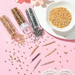 10080шт 9 цвета краска для выпечки стеклянный бисер SEED-YW0002-48