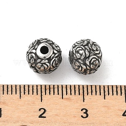 Ретро-бусины из хирургической нержавеющей стали 316&nbsp;STAS-L307-17AS-16