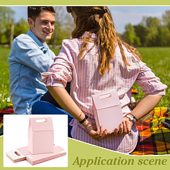 Прямоугольные бумажные подарочные пакеты с дырочной ручкой&nbsp;CON-WH0088-86A