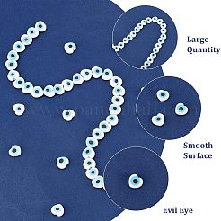 2 нити бусины ручной работы от сглаза лэмпворк нити LAMP-FH0001-08A