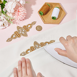 Аксессуары из сплава со стразами DIY-WH0021-82G