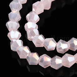 Perle imitazione giada vetro placca fili&nbsp;LS-EGLA-A039-J2mm-B07