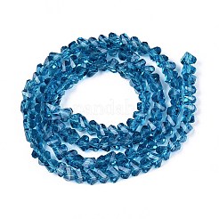 Прозрачные стеклянные бусины GLAA-N018-4mm-28