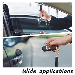 3 комплект 3-х цветных брелоков из микрофибры и кожи&nbsp;KEYC-GA0001-11