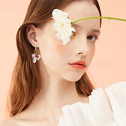 24 шт. 6 стиля фурнитуры для сережек-клипс из латуни KK-BBC0019-62