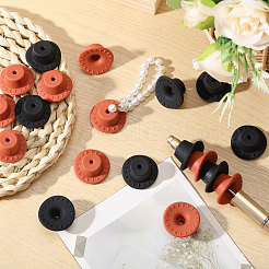 20шт 2 цвета силиконовые бусины SIL-CA0004-54