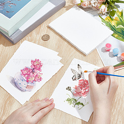 25 papier aquarelle en pâte de bois&nbsp;AJEW-SP0006-18B