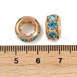 Messing Legierung Strass Perlen&nbsp;KK-U071-02B-03KCG