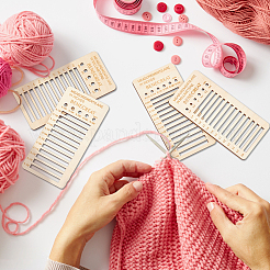 1 набор деревянных линеек на дюйм/миллиметр DIY-BC0006-81