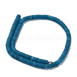 Бусины из натурального белого нефрита G-P575-B14-6x1mm-08