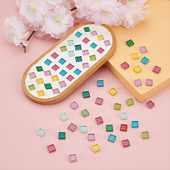 Cabochon in vetro glitterato&nbsp;GLAA-FH0001-01D