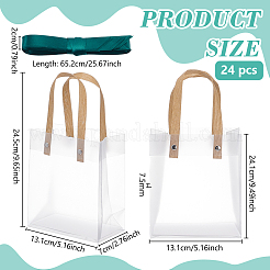 Прямоугольные пластиковые сумки для хранения&nbsp;ABAG-WH0046-62