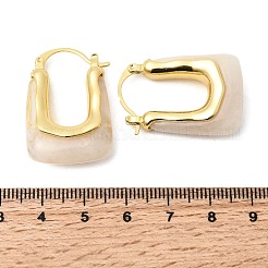 Creolen aus Messingharz&nbsp;EJEW-P333-11B-G01
