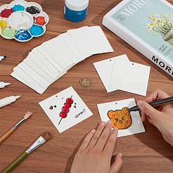 30 шт. чистящие салфетки из древесной целлюлозы и хлопчатобумажной губки&nbsp;AJEW-BC0009-67B