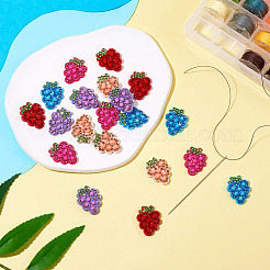 20 шт. двухцветных стразовых накладок&nbsp;PATC-TA0001-07D