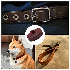 Плоский шнур из искусственной кожи OCOR-WH0086-69C-02