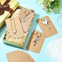 50 шт. пустые бумажные брелки для карточек-дисплеев&nbsp;CDIS-YW0001-15