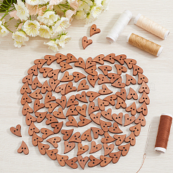 1 пакет деревянных пуговиц для выпечки FIND-GF0006-24B