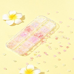 420 шт. 6-х цветные матовые прозрачные акриловые бусины OACR-FS0002-17B