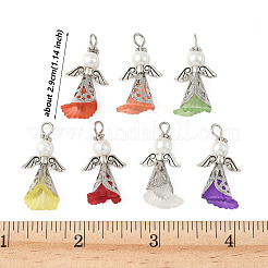 50 шт. подвески из стеклянного жемчуга и акрила&nbsp;PALLOY-JF03947