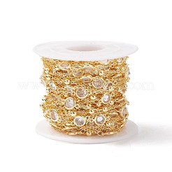 Прозрачные плоские круглые цепи из кубического циркония CHC-P009-09G