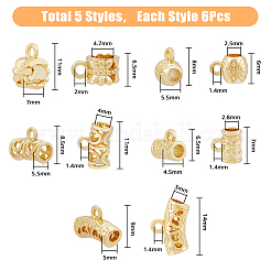 30 шт. 5 стильные латунные поручни&nbsp;KK-FH0005-92