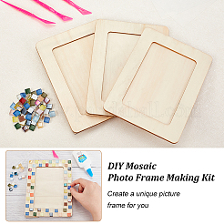 Kit de fabrication de cadre photo en mosaïque à faire soi-même&nbsp;DIY-OC0004-45