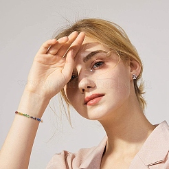 100 шт. круглые бусины-лэмпворк ручной работы от сглаза&nbsp;LAMP-YW0001-75