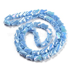 Chapelets de perles en verre électrolytique &nbsp;GLAA-G092-A-14