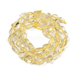 Естественный лимонный кварц нитей бисера G-Q060-D07