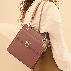 Подвеска из вишневого сплава и стекла HJEW-SW00115-01