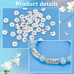 50 шт. Латунные бусины KK-PH0006-70B