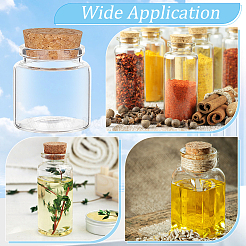 Пустая стеклянная бутылка&nbsp;AJEW-WH0470-43A