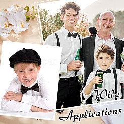 Регулируемые галстуки-бабочки из полиэстера для жениха&nbsp;AJEW-WH0248-768A