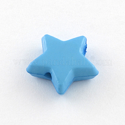 Звезды непрозрачные акриловые бусины&nbsp;SACR-Q100-M103